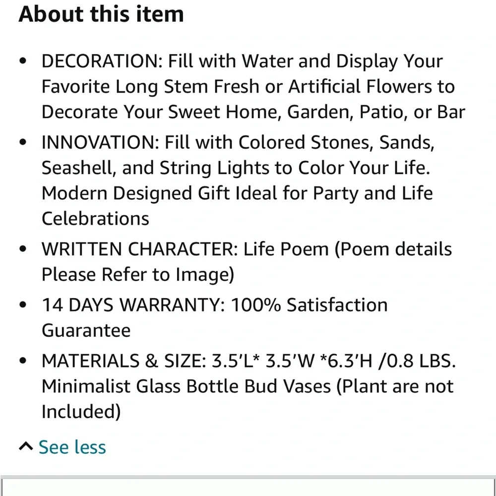Green sea Glass “life” Vase